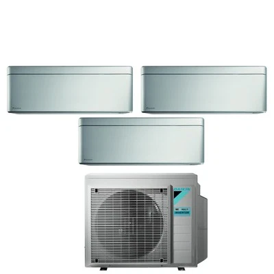 Condizionatore Daikin Bluevolution Trial Stylish Total Silver 7+9+9 Con Wi-Fi - Immagine 1 di 4