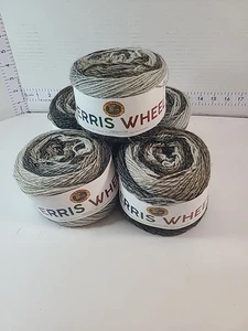 Lions Brand Ferris Wheel 5-3oz 270yds 609 Morning Java 4medium Yarn - Foto 1 di 8