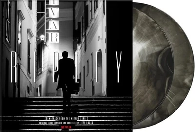 Ripley Netflix Soundtrack Black & Clear Swirl Vinyl 2xLP Record - Jeff Russo - Image 1 of 2