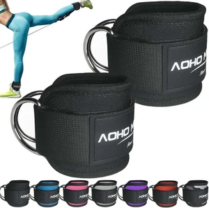Ankle Strap for Cable Machine – Neoprene Cuffs for Glute, Leg & Hip Workouts - Picture 1 of 6