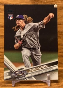 JOSH HADER Rookie Card | 2017 Topps Update Series San Diego PADRES RC - Picture 1 of 2