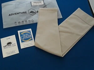 New UV Protection Coating Arm Sleeves By Adventure UPF 50 Sun Protection - Picture 1 of 3