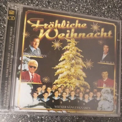 Fröhliche Weihnacht 2CD:FREDDY QUINN,HEINO,ROY BLACK,PETER ORLOFF,JONNY HILL - Bild 1 von 4
