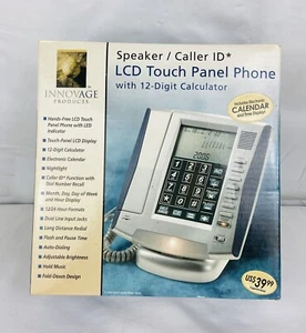 VTG NEW 2004 LCD Phone Touch Panel Display Speaker Telephone Caller ID Landline - Picture 1 of 9
