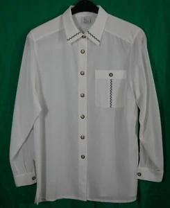 Damen DELMOD Traumhafte Elegante Bluse Weiß Größe 40/42 TOP! - Bild 1 von 8