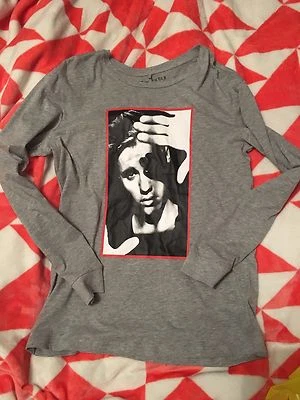 Justin Bieber Long Sleeve Top Bnwt Sz M Free Post (e6 - image 1 of 3