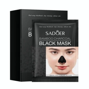 10pcs/box Bamboo Charcoal Black Mask - Picture 1 of 4