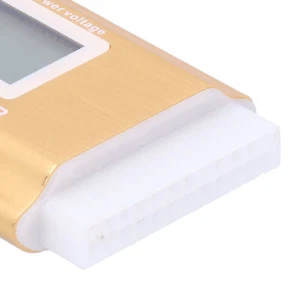 Power Supply Tester Computer 20Pin Atx Digital Lcd Display Aluminium Alloy GFL - Picture 1 of 22