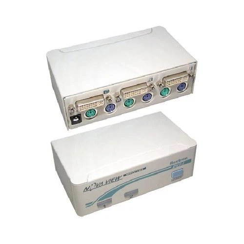 GP1274 KVM 2 Port DVI-I PS2 Switch Box Keyboard Video Mouse - Image 1 of 1