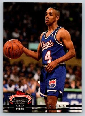 1992-93 Stadium Club #72 Spud Webb Sacramento Kings - Image 1 of 2