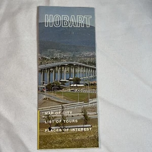 Folleto de viaje vintage de Hobart 1973 - Imagen 1 de 10