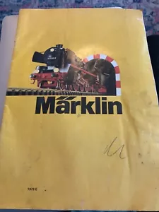 1973 Marklin E model train brochure in English - Picture 1 of 20