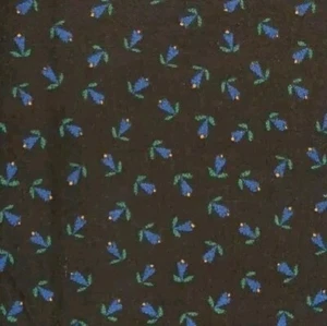 Astro Craft Jenene Williams for Tiffany Fabrics Blue Flowers 45 x 45 - Picture 1 of 7