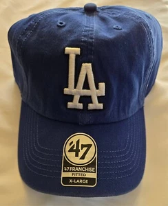 47 Brand Los Angeles LA Dodgers MLB Franchise Fitted Baseball Hat/Cap XL - Picture 1 of 2