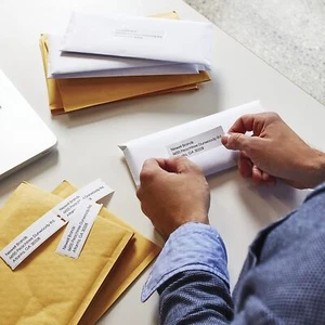 DYMO 30252 Mailing Address Label 1.12" Width x 3.50" Length 350/Roll Paper White - Picture 1 of 5