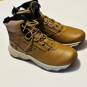 Men's UA Stellar G2 6" Light Brown Tactical Boots 3025578-200 Size 11.5 Heavy - Picture 1 of 5