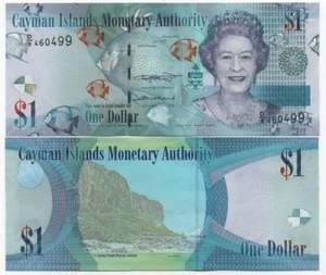 Cayman Islands _ 1 Dollar 2018 ( 2024 ) UNC P. 38  serie D/9 Lemberg-Zp - Picture 1 of 1