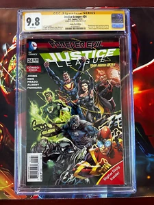 Green Lantern #24 CGC 9.8 Signed By Geoff Johns Combo Pack Variant New 52 - Picture 1 of 3