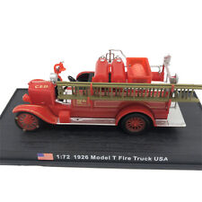 1/72 Alloy Car Model USA 1926 Model T Fire Truck Alloy Model Collection Decor