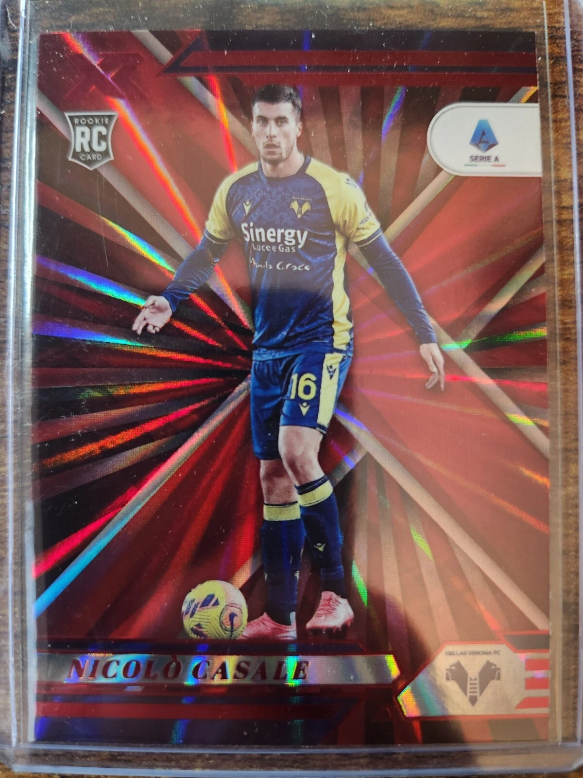 2021-22 Chronicles Soccer Lorenzo Montipo Panini TMall Red Lasers #32 Verona