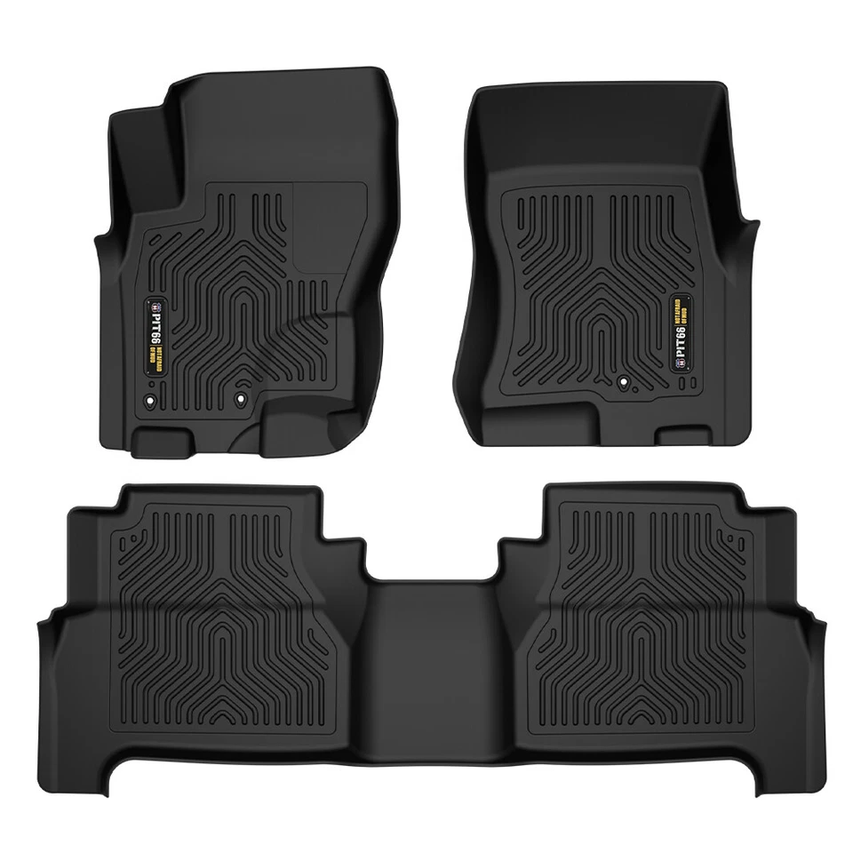 Fit For 2008-2021 Nissan Frontier Crew Cab All Weather TPE Floor Mats Liners - Imagem 1 de 4
