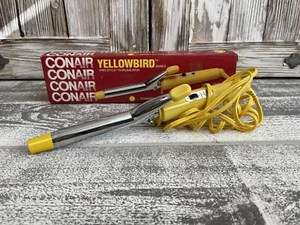 Conair Yellowbird 3/4" Curling Iron New Open Box Tested Works Nice Hot Low Light - Picture 1 of 6