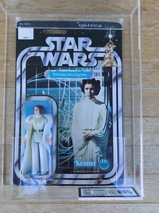 VINTAGE GRADED STAR WARS - MOC - PRINCESS LEIA - 12 BACK B - KENNER - 65% - Picture 1 of 11
