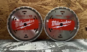 Milwaukee 7-1/4" 24-Tooth Carbide Framer Circular Saw Blade 48-41-0710 ~2 PACK~ - Picture 1 of 9