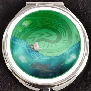 Moana Maui Corazón Océano Hawaii Princesa Disney Belleza Regalo Maquillaje Espejo Compacto - Imagen 1 de 2
