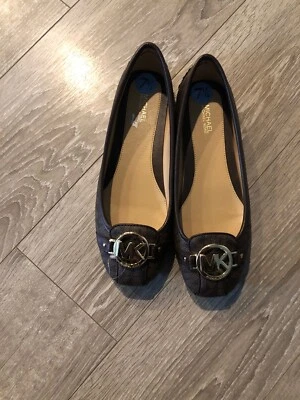 Michael Kors Lillie Mocasín Moc MK Mini Logo Herrajes Planos Marrón Talla 9 Foto 1 de 3