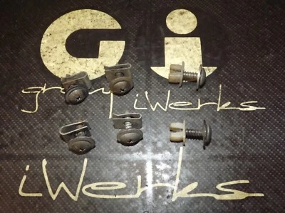 94-97 OEM Honda Accord/Civic barro trasero/herrajes de protección contra salpicaduras/juego de pernos Foto 1 de 4