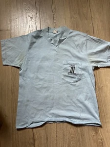 Vintage 1973 hellblaues Harley Davidson T-Shirt Größe S geschnitten, fleckig - Bild 1 von 14