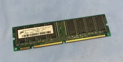 256MB Micron MT16LSDT3264AG-133B1 PC133 133MHz 168-Pin SDRAM Computer Memory RAM - Image 1 of 3