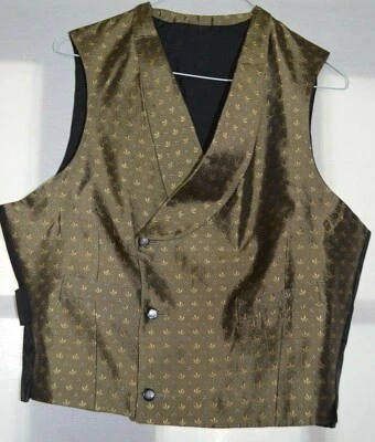 SMART CLASSIC ELEGANT D/BREASTED HAND TAILORED WAISTCOAT/VEST UK 38  - Image 1 of 4