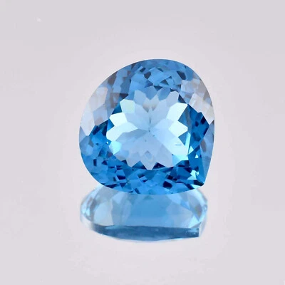 Piedra preciosa suelta AAA+ impecable 9 x 9 mm turmalina azul natural (certificada GIT) Foto 1 de 4