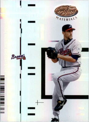 2005 Leaf Certified Materials Mirror White #72 John Smoltz - NM-MT - Image 1 of 2