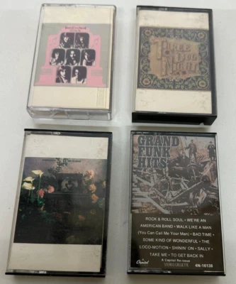 Classic Rock Early 70s Lot 4 Cassettes Three Dog Night, Steppenwolf, Grand Funk - Image 1 of 4