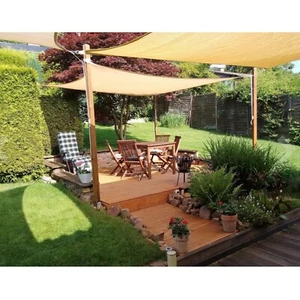 UV Block Sonnencreme wasserdicht Outdoor Garten Terrasse Sonnenschirm Segel Baldachin - Bild 1 von 11