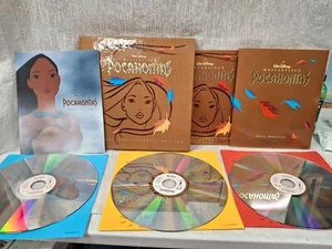 Walt Disney Masterpiece Collection Pocahontas Deluxe CAV 3 Laserdisc Box Set - Picture 1 of 11