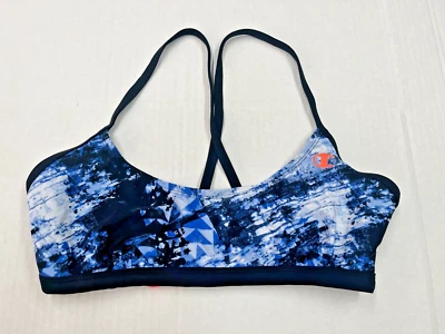 Top de natación 24A06 Champion CH201XDR para mujer espalda cruzada XS estampado azul y negro Foto 1 de 2