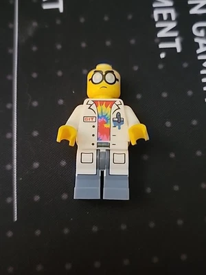 LEGO Ninjago STEVE njo413 Abrigo de Laboratorio Científico Tie Dye Camiseta Estampada Piernas 70731 Foto 1 de 2