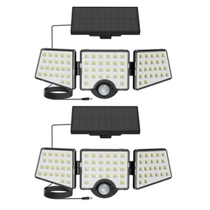 Luci Solari per Esterno, WL5000 Luci di Sicurezza Attivate dal Movimento, S... - Foto 1 di 9