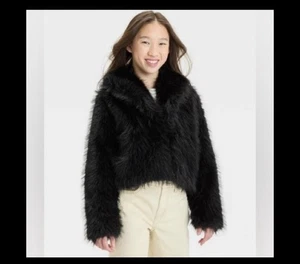 Art Class Mädchen kurze Kunstfelljacke Gr. S (6/7) Neu - Bild 1 von 7