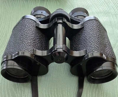 Tasco #308 8x30 Binoculars with Case – 393ft@1000yds, Black, Vintage - Image 1 of 4