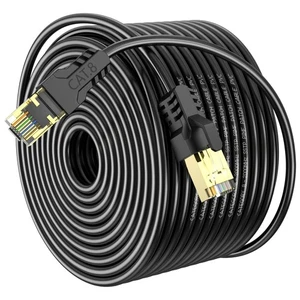 Cat 8 Ethernet Kabel 350ft, High Speed 40Gbps, 2000Mhz, 26AWG, vergoldet RJ45 C... - Bild 1 von 7