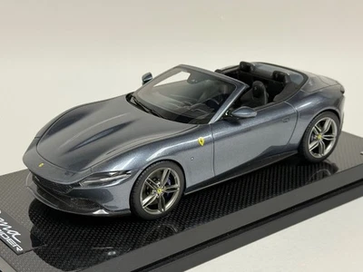 1/18 MR Collection Ferrari Roma Spider in Roma Blue Carbon base 49 piecesFE040C - Image 1 of 4