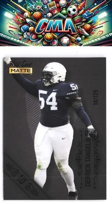 2022 Wild Card Matte #MB-34 Derrick Tangelo 10 Stripes Black #/125 - Image 1 of 2