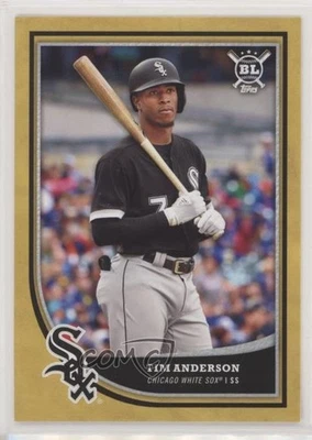 2018 Topps Big League Gold Tim Anderson #71 - Image 1 of 2