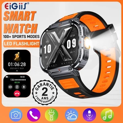SmartWatch Smart Android iOS Smartwatch Large Screen Sport Tracker - Image 1 of 4