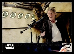 Han Solo & Chewie Return Home 2016 Topps Star Wars The Force Awakens #41 - Picture 1 of 2
